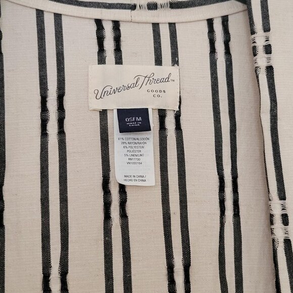 Universal Thread long lightweight striped kimono / jacket - Picture 2 of 3